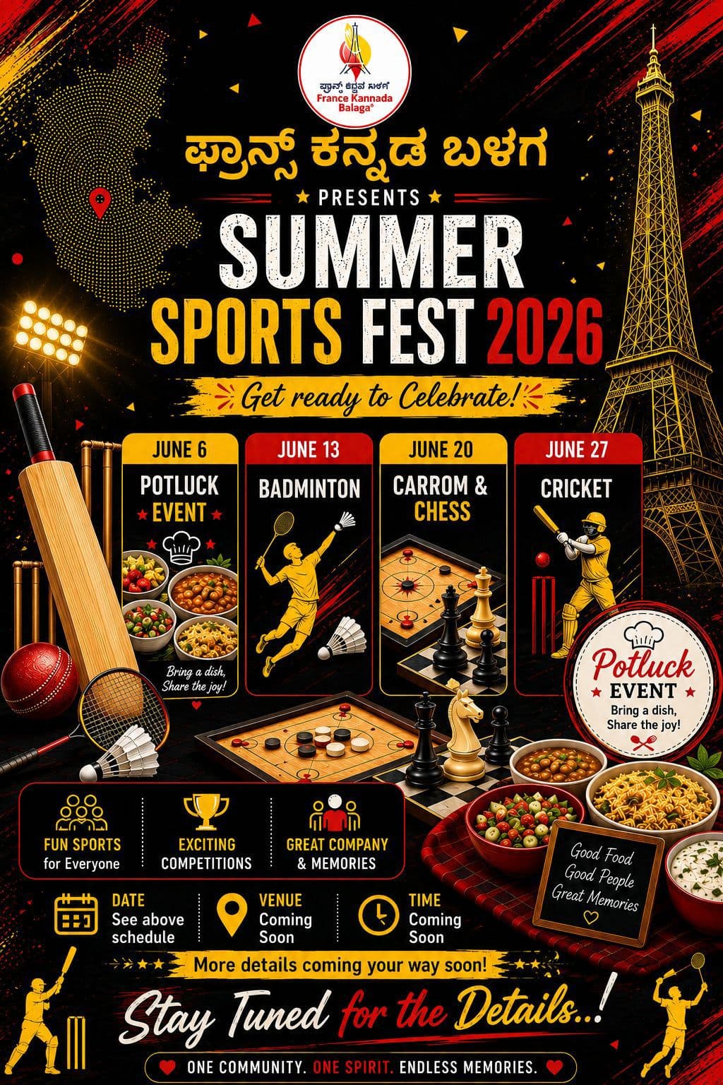 FKB Summer Sports Fest 2026 Poster